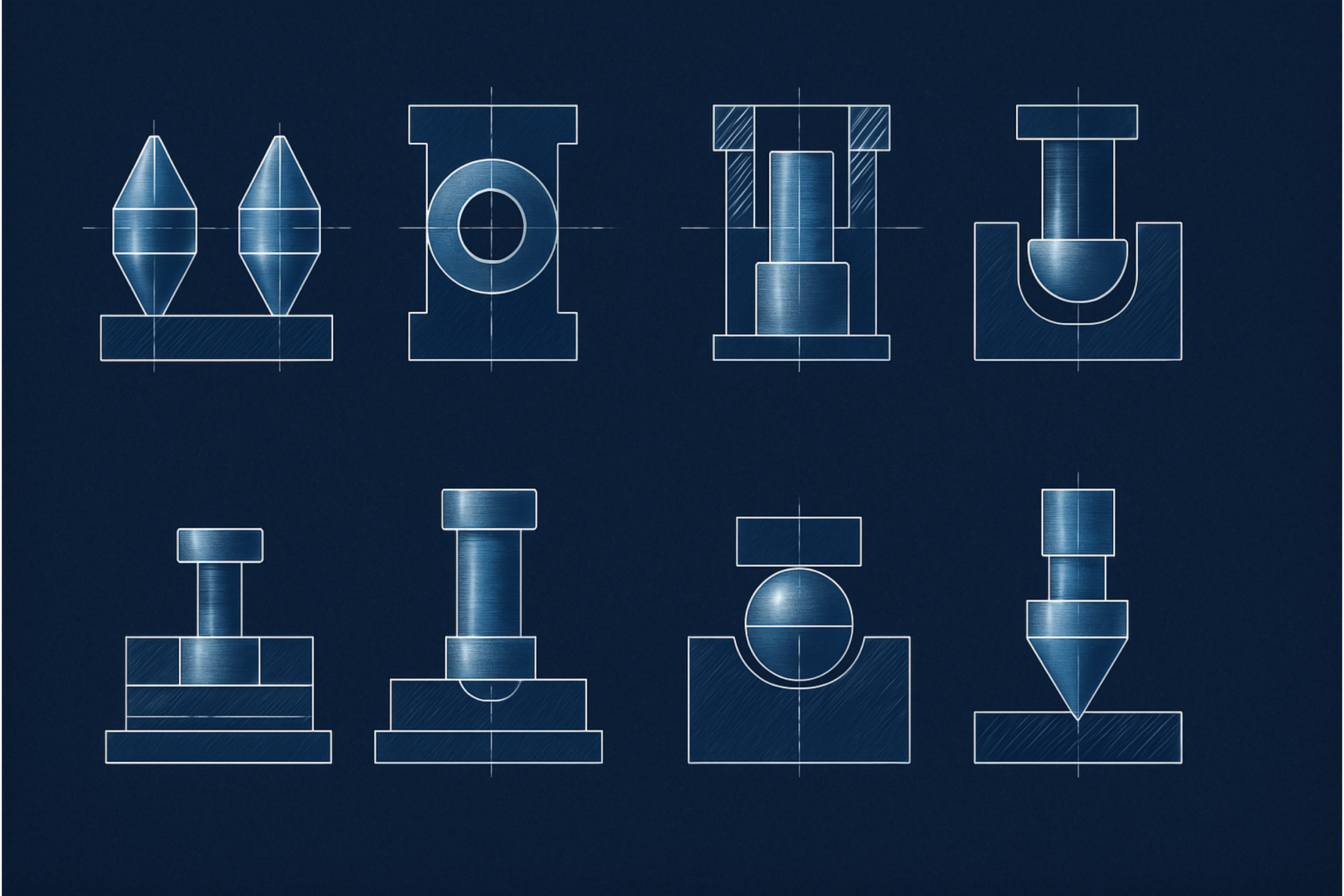 Как правильно выбрать центрирующие и упорные центры: виды, назначение, критерии качества.