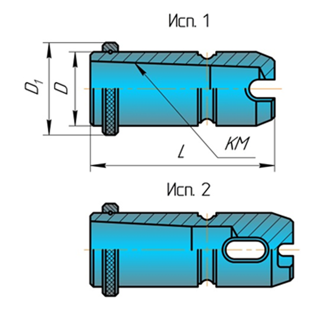 Втулка 6120-0351 Конус морзе 1 D 40