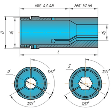 Цанги подающие для одношпиндельных и многошпиндельных автоматов