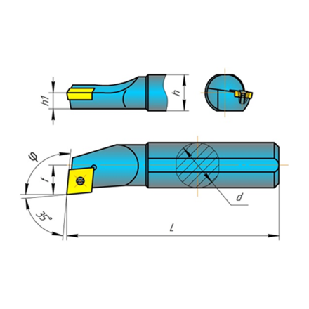 Резцы для обработки отверстий