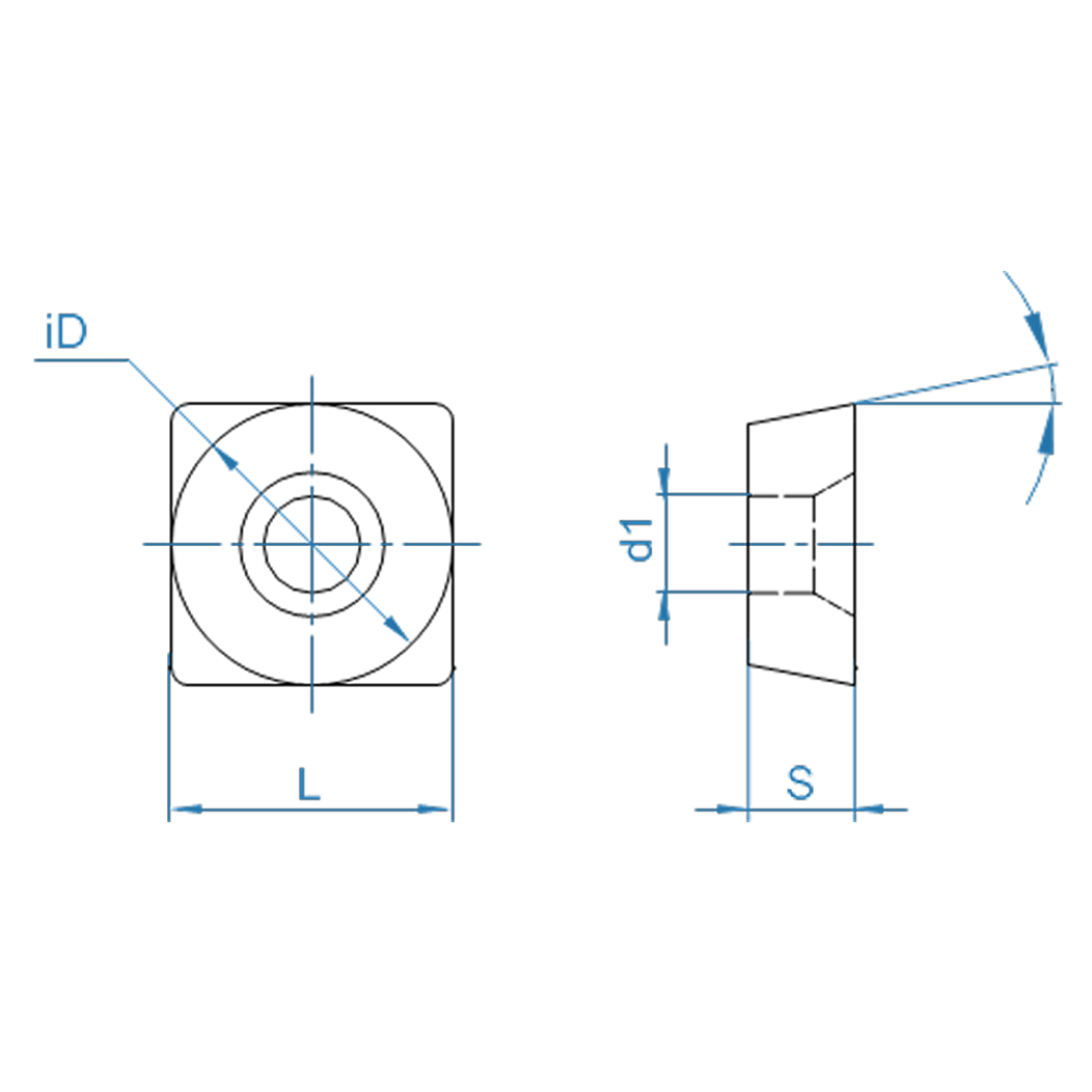 Торцевая фреза DF1190 D 100 z 7 Пластина SPMT 120408