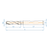 Спиральное сверло D1-0530-T1 HE